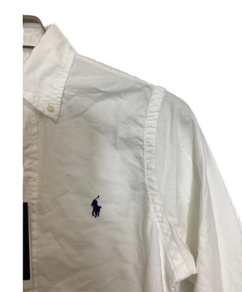 POLO RALPH LAUREN（ポロ・ラルフローレン）POLO RALPH LAUREN (ポロ・ラルフローレン) クラシック フィット ガーメントダイド オックスフォードシャツ ホワイト サイズ:XS 未使用品の古着・服飾アイテム