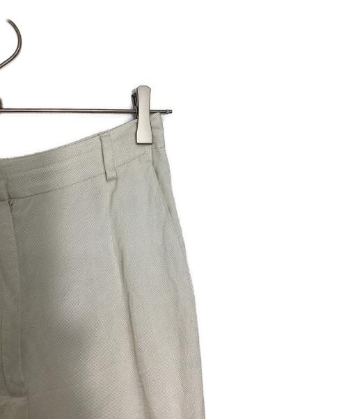 MM6 Maison Margiela（エムエムシックスメゾンマルジェラ）MM6 Maison Margiela (エムエムシックスメゾンマルジェラ) リネン混パンツ ホワイト サイズ:38の古着・服飾アイテム