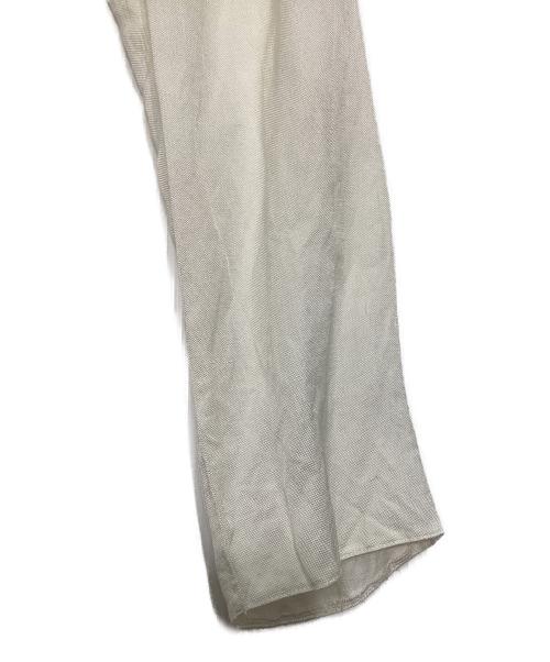 MM6 Maison Margiela（エムエムシックスメゾンマルジェラ）MM6 Maison Margiela (エムエムシックスメゾンマルジェラ) リネン混パンツ ホワイト サイズ:38の古着・服飾アイテム