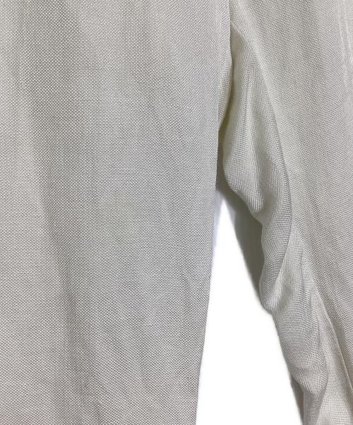 MM6 Maison Margiela（エムエムシックスメゾンマルジェラ）MM6 Maison Margiela (エムエムシックスメゾンマルジェラ) リネン混パンツ ホワイト サイズ:38の古着・服飾アイテム