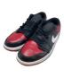 NIKE（ナイキ）の古着「AIR JORDAN 1 LOW  ローカットスニーカー」｜ブラック×レッド