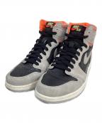 NIKEナイキ）の古着「ハイカットスニーカー」｜グレー×ブラック