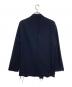 COMME des GARCONS HOMME PLUS (コムデギャルソンオムプリュス) 縮絨 ピークドラペルカットオフダブルジャケット ネイビー サイズ:Ｍ：70000円