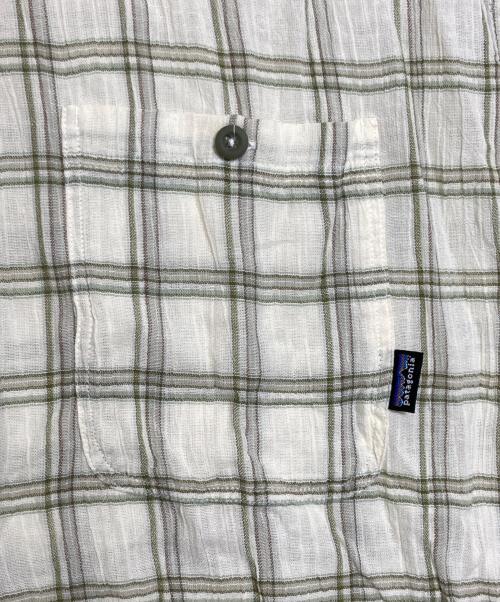 Patagonia（パタゴニア）Patagonia (パタゴニア) 00’s AC SHIRT ベージュ×グリーン サイズ:Ｌの古着・服飾アイテム