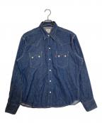 LEVI'Sリーバイス）の古着「ショートホーン復刻 デニムシャツ」｜インディゴ
