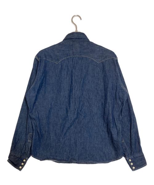 LEVI'S（リーバイス）LEVI'S (リーバイス) ショートホーン復刻 デニムシャツ インディゴ サイズ:Ｌの古着・服飾アイテム