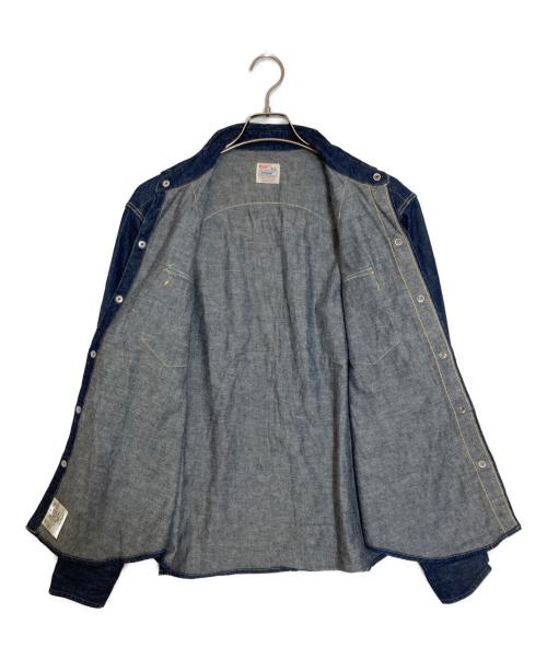 LEVI'S（リーバイス）LEVI'S (リーバイス) ショートホーン復刻 デニムシャツ インディゴ サイズ:Ｌの古着・服飾アイテム
