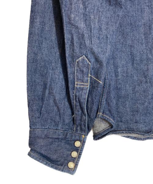 LEVI'S（リーバイス）LEVI'S (リーバイス) ショートホーン復刻 デニムシャツ インディゴ サイズ:Ｌの古着・服飾アイテム