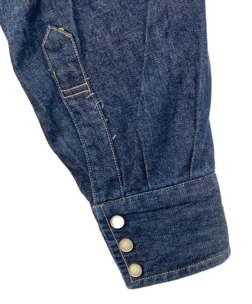 LEVI'S（リーバイス）LEVI'S (リーバイス) ショートホーン復刻 デニムシャツ インディゴ サイズ:Ｌの古着・服飾アイテム