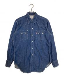 LEVI'S（リーバイス）の古着「ショートホーン復刻 デニムシャツ」｜インディゴ