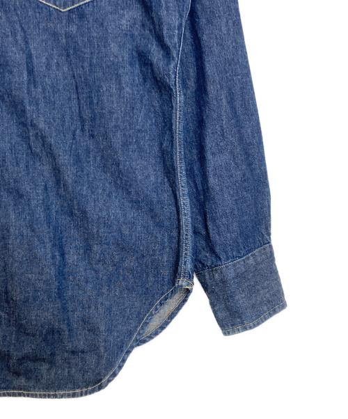LEVI'S（リーバイス）LEVI'S (リーバイス) ショートホーン復刻 デニムシャツ インディゴ サイズ:Ｌの古着・服飾アイテム