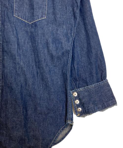 LEVI'S（リーバイス）LEVI'S (リーバイス) ショートホーン復刻 デニムシャツ インディゴ サイズ:Ｌの古着・服飾アイテム