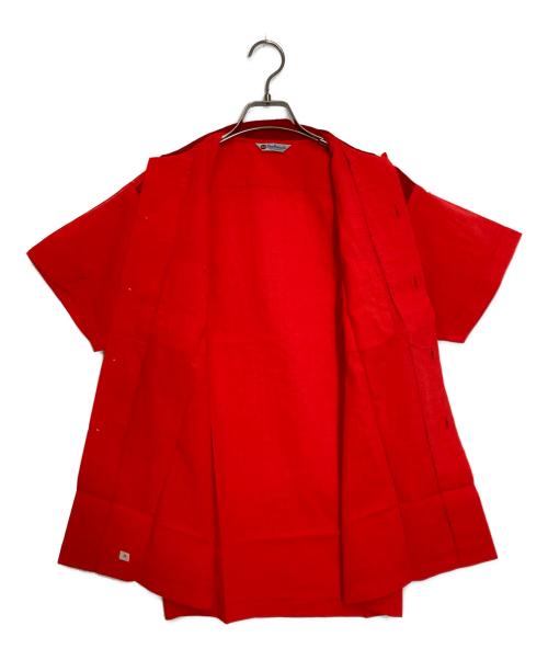 SunBros&Co（サンブロス アンド カンパニー）SunBros&Co (サンブロス アンド カンパニー) ダブルポケット切替半袖シャツ レッド サイズ:Ｍの古着・服飾アイテム