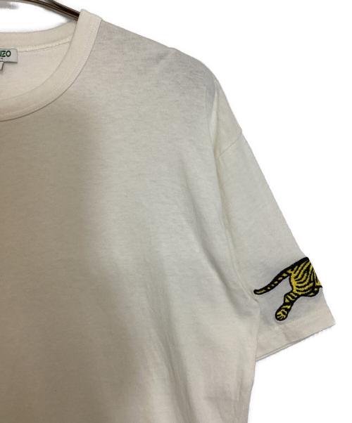 KENZO（ケンゾー）KENZO (ケンゾー) JUMPING TIGER T-SHIRT ベージュ サイズ:Ｌの古着・服飾アイテム