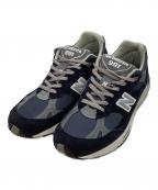 NEW BALANCEニューバランス）の古着「991 ローカットスニーカー」｜ネイビー