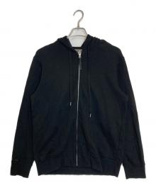 Vivienne Westwood man（ヴィヴィアン ウェストウッド マン）の古着「“CHENILLE ORB” ジップパーカー」｜ブラック