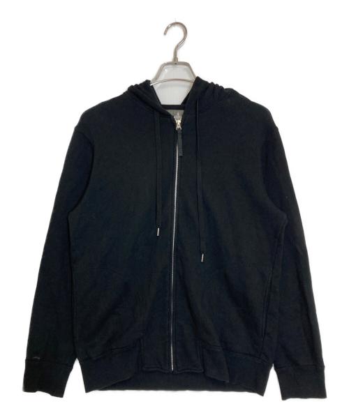 Vivienne Westwood man（ヴィヴィアン ウェストウッド マン）Vivienne Westwood man (ヴィヴィアン ウェストウッド マン) “CHENILLE ORB” ジップパーカー ブラック サイズ:48の古着・服飾アイテム