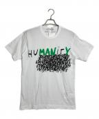 COMME des GARCONS SHIRTコムデギャルソンシャツ）の古着「プリントTシャツ」｜ホワイト