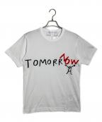 COMME des GARCONS SHIRTコムデギャルソンシャツ）の古着「プリントTシャツ」｜ホワイト