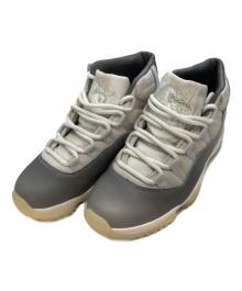 NIKE（ナイキ）の古着「AIR JORDAN 11 RETRO ハイカットスニーカー」｜グレー×ホワイト