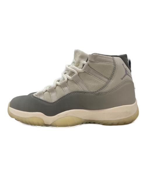NIKE（ナイキ）NIKE (ナイキ) AIR JORDAN 11 RETRO ハイカットスニーカー グレー×ホワイト サイズ:25.5cmの古着・服飾アイテム