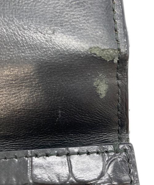 BALENCIAGA（バレンシアガ）BALENCIAGA (バレンシアガ) クロコ型押し シャープバッグXS ブラックの古着・服飾アイテム