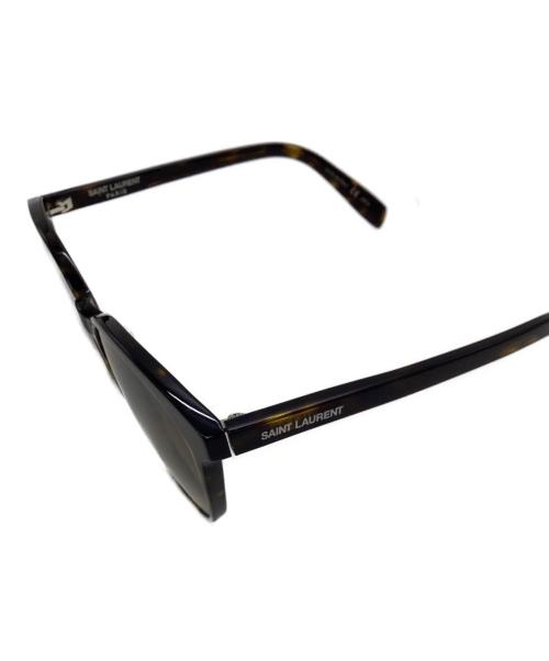 Saint Laurent Paris（サンローランパリ）Saint Laurent Paris (サンローランパリ) ラウンドシェイプサングラス ブラウン サイズ:57□16-145の古着・服飾アイテム