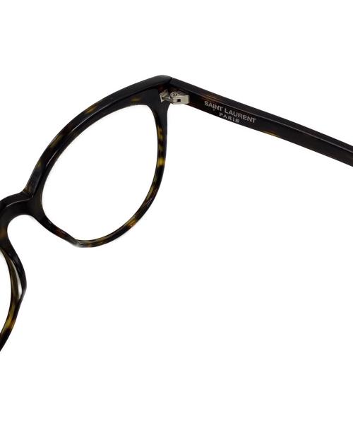 Saint Laurent Paris（サンローランパリ）Saint Laurent Paris (サンローランパリ) ラウンドシェイプサングラス ブラウン サイズ:57□16-145の古着・服飾アイテム