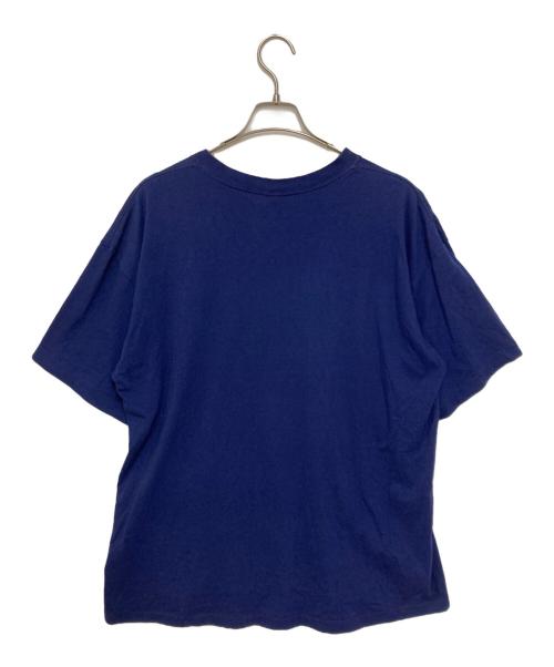 stussy（ステューシー）stussy (ステューシー) USA製SSリンクロゴプリントTシャツ ネイビー サイズ:XLの古着・服飾アイテム