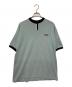 stussy（ステューシー）の古着「USA製ボックスロゴリンガーTシャツ」｜スカイブルー