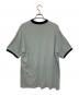 stussy (ステューシー) USA製ボックスロゴリンガーTシャツ スカイブルー サイズ:XL：8000円