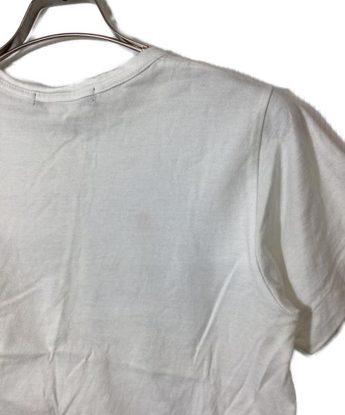 COMME des GARCONS（コムデギャルソン）COMME des GARCONS (コムデギャルソン) メッセージ プリントTシャツ ホワイト サイズ:Sの古着・服飾アイテム