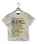COMME des GARCONS（コムデギャルソン）の古着「メッセージ プリントTシャツ」｜ホワイト