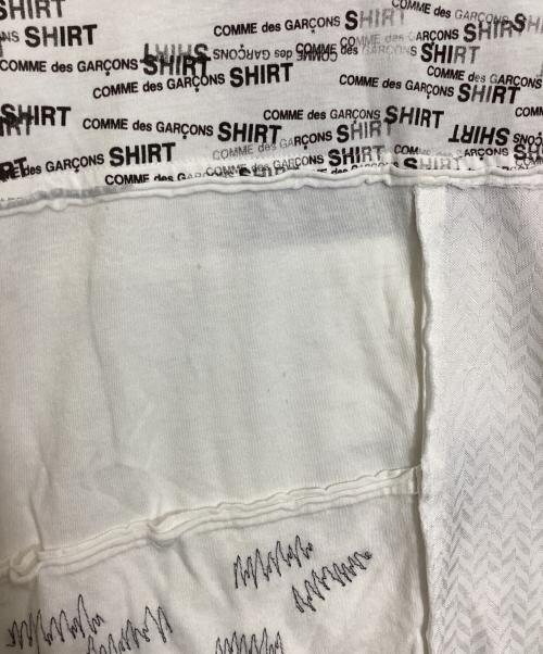 COMME des GARCONS SHIRT（コムデギャルソンシャツ）COMME des GARCONS SHIRT (コムデギャルソンシャツ) マルチ切替Tシャツ ネイビー×ホワイト サイズ:Mの古着・服飾アイテム
