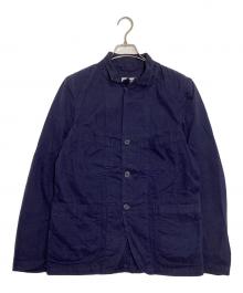Engineered Garments（エンジニアド ガーメンツ）の古着「スタンドカラーモールスキンワークジャケット」｜ネイビー