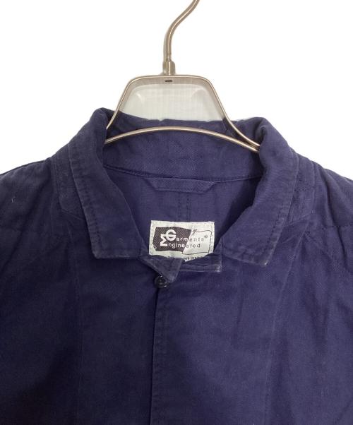 Engineered Garments（エンジニアド ガーメンツ）Engineered Garments (エンジニアド ガーメンツ) スタンドカラーモールスキンワークジャケット ネイビー サイズ:Ｍの古着・服飾アイテム