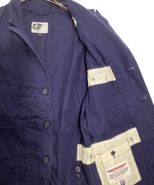 Engineered Garments（エンジニアド ガーメンツ）Engineered Garments (エンジニアド ガーメンツ) スタンドカラーモールスキンワークジャケット ネイビー サイズ:Ｍの古着・服飾アイテム