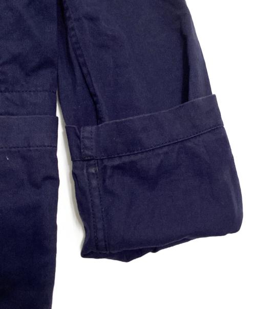 Engineered Garments（エンジニアド ガーメンツ）Engineered Garments (エンジニアド ガーメンツ) スタンドカラーモールスキンワークジャケット ネイビー サイズ:Ｍの古着・服飾アイテム