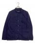 Engineered Garments（エンジニアド ガーメンツ）の古着「スタンドカラーモールスキンワークジャケット」｜ネイビー