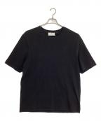 AMI PARISアミ パリス）の古着「ハートロゴ刺繍Tシャツ」｜ブラック