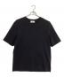 AMI PARIS（アミ パリス）の古着「ハートロゴ刺繍Tシャツ」｜ブラック