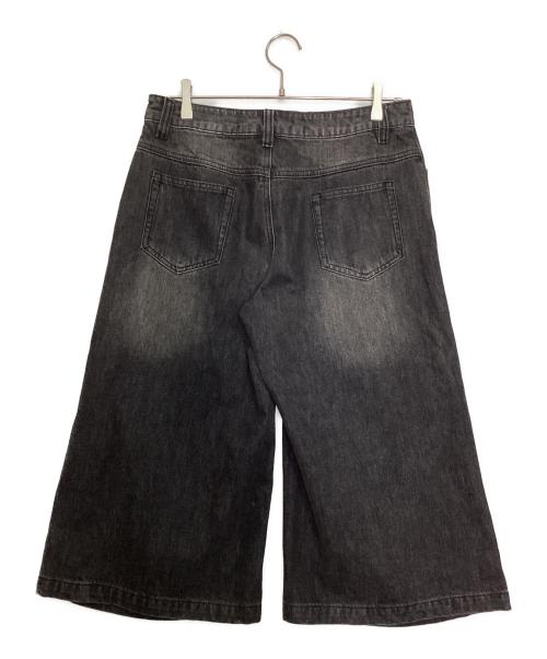 TAKE CARE（テイク ケア）TAKE CARE (テイク ケア) ダメージ加工クロップドデニムパンツ ブラック サイズ:Lの古着・服飾アイテム