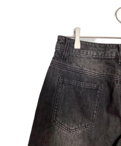 TAKE CARE（テイク ケア）TAKE CARE (テイク ケア) ダメージ加工クロップドデニムパンツ ブラック サイズ:Lの古着・服飾アイテム