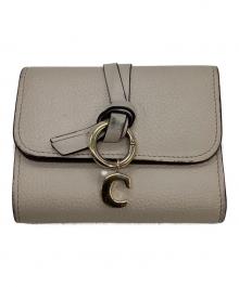 Chloe（クロエ）の古着「スモールトリフォールドアルファベットウォレット」｜ベージュ