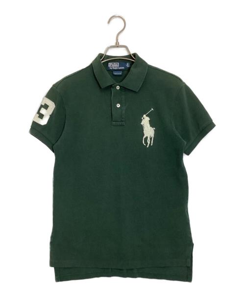 POLO RALPH LAUREN（ポロ・ラルフローレン）POLO RALPH LAUREN (ポロ・ラルフローレン) ビッグポニー鹿の子ポロシャツ グリーン サイズ:Ｓの古着・服飾アイテム