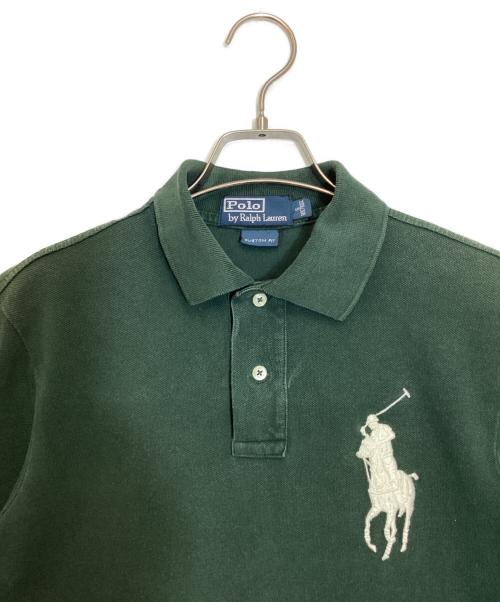 POLO RALPH LAUREN（ポロ・ラルフローレン）POLO RALPH LAUREN (ポロ・ラルフローレン) ビッグポニー鹿の子ポロシャツ グリーン サイズ:Ｓの古着・服飾アイテム