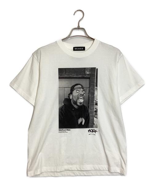 BEAMS T（ビームス ティー）BEAMS T (ビームス ティー) eddie OTCHERE Wu-Tang Clan (ウータンクラン) Method Man T-shirt/メソッド マン ティーシャツ ホワイト サイズ:Mの古着・服飾アイテム