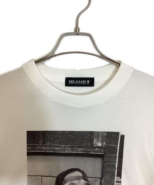 BEAMS T（ビームス ティー）BEAMS T (ビームス ティー) eddie OTCHERE Wu-Tang Clan (ウータンクラン) Method Man T-shirt/メソッド マン ティーシャツ ホワイト サイズ:Mの古着・服飾アイテム