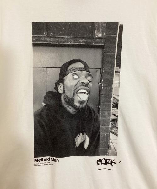 BEAMS T（ビームス ティー）BEAMS T (ビームス ティー) eddie OTCHERE Wu-Tang Clan (ウータンクラン) Method Man T-shirt/メソッド マン ティーシャツ ホワイト サイズ:Mの古着・服飾アイテム
