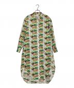 HERALBONYヘラルボニー）の古着「L/Lシャツワンピース」｜マルチカラー